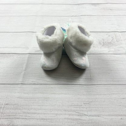 Stride Rite Darby Boot Baby Girl Faux Fur Booties Sparkle Winter Shoes NWT 4