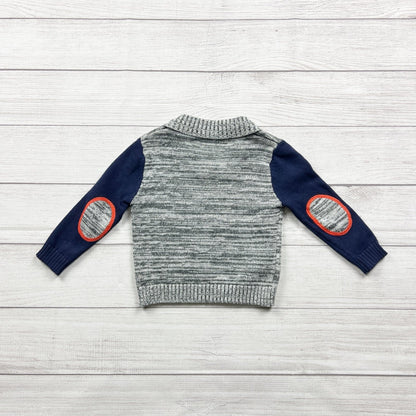 Nautica Toddler Boys Sweater Knit Pullover Elbow Patch 24 Months