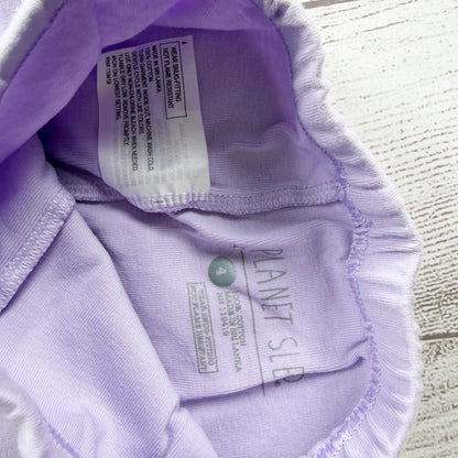 Planet Sleep Girls Pajamas Set Mermaid Long Sleeve Top Purple Pants PJs 4