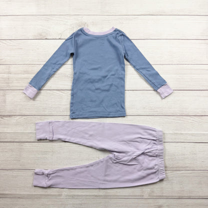 Planet Sleep Girls Pajamas Set Mermaid Long Sleeve Top Purple Pants PJs 4