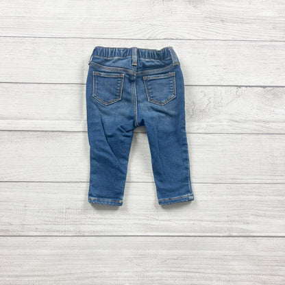 Old Navy Baby Boy Girl Blue Denim Skinny Jeans 6-12 Months