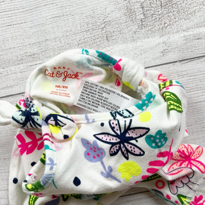 Cat & Jack Baby Girl Jumpsuit Romper Tropical Sleeveless One Piece Newborn