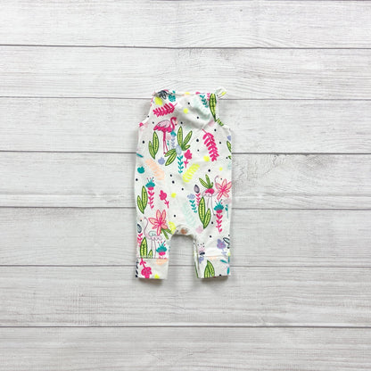 Cat & Jack Baby Girl Jumpsuit Romper Tropical Sleeveless One Piece Newborn
