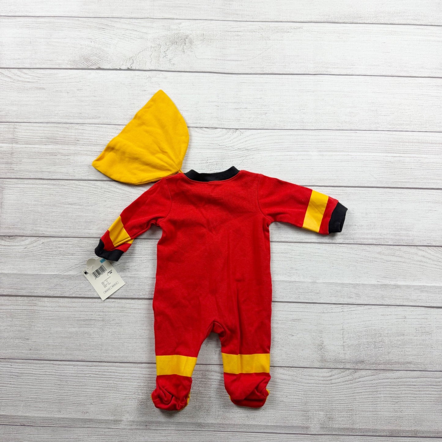 Small Wonders Newborn Firefighter Sleeper Footed Pajamas NWT Newborn