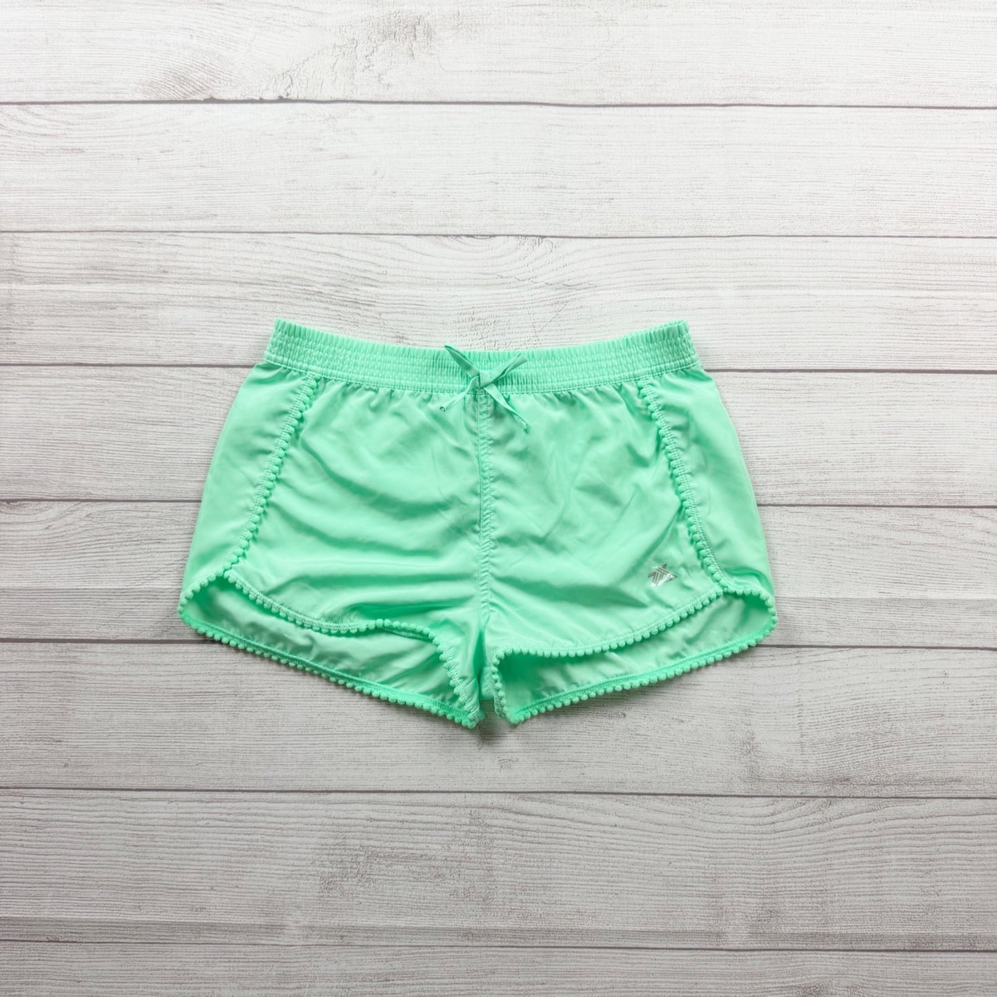 ZeroXposur Swimwear Girls Mint Green Swim Shorts Silky Lightweight Durable XL 16