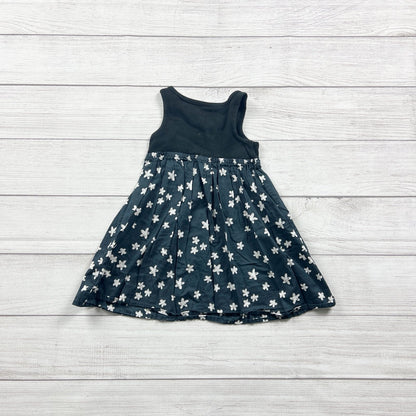 Baby Gap Toddler Dress Black Floral Print Tank Dress Sleeveless Casual 3T