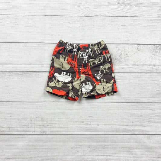 Carter’s Baby Boy Swim Trunks Safari Animal Print Board Shorts 6 Months