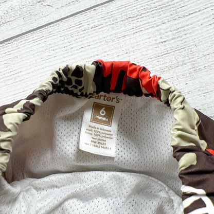 Carter’s Baby Boy Swim Trunks Safari Animal Print Board Shorts 6 Months
