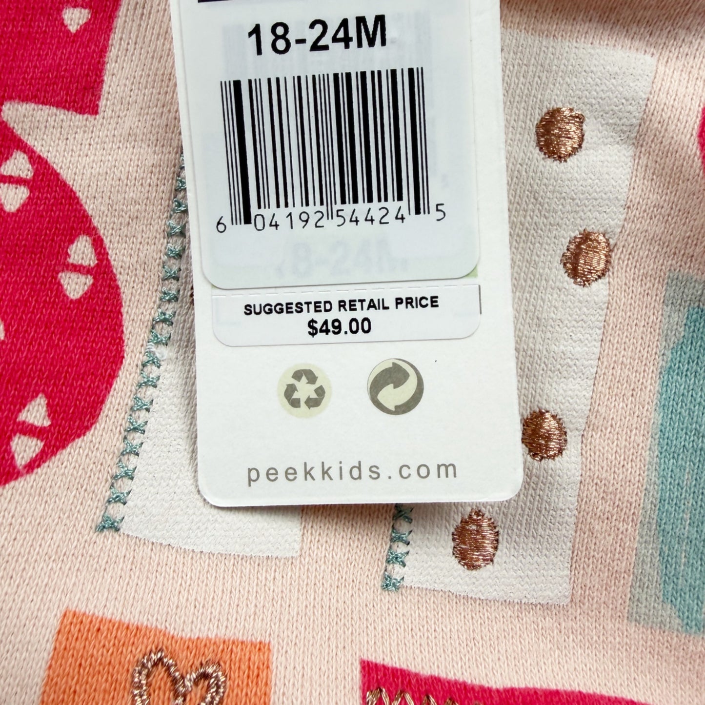 Peek Baby Girl Outfit Set “Shine Like the Sun” Rainbow Tulle NWT 18-24 Months