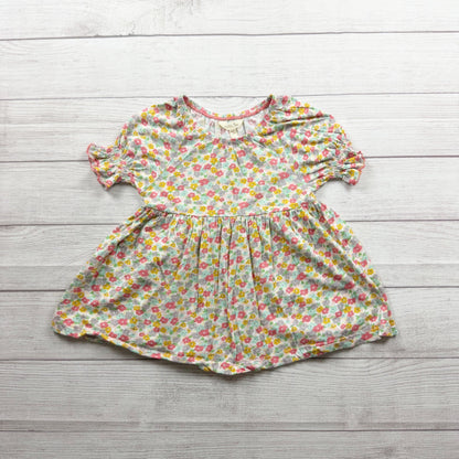 Matilda Jane Girls Floral Print Cotton Tunic Dress Short Sleeve Lightweight 6