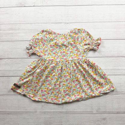 Matilda Jane Girls Floral Print Cotton Tunic Dress Short Sleeve Lightweight 6