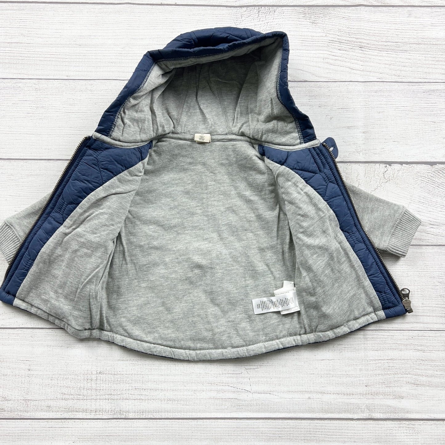 Tucker + Tate Baby Jacket Quilted Hooded Zip-Up Outerwear 3-6 Months
