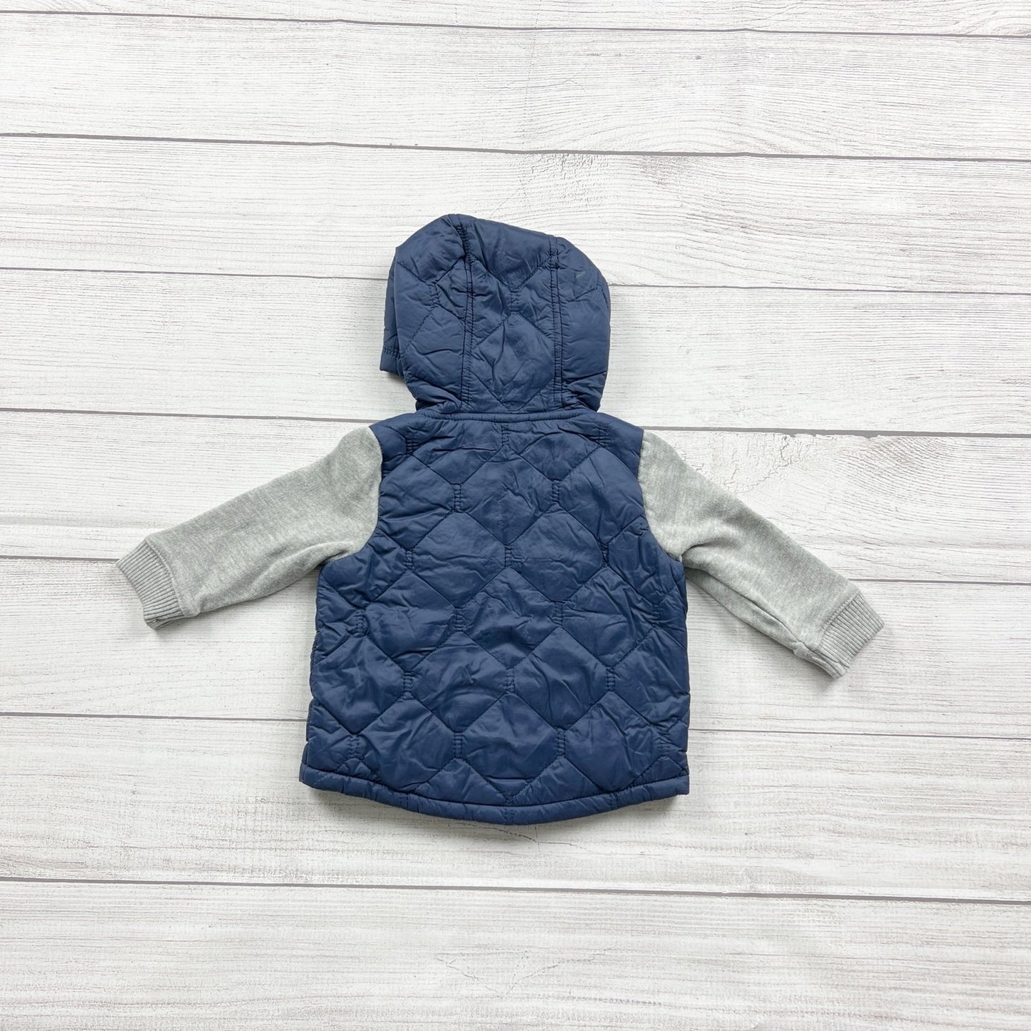 Tucker + Tate Baby Jacket Quilted Hooded Zip-Up Outerwear 3-6 Months