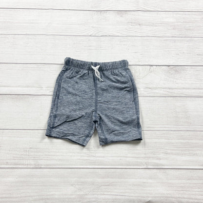 Hanna Andersson Kids Elastic Waist Athletic Shorts Heather Blue NWT NIP 2T