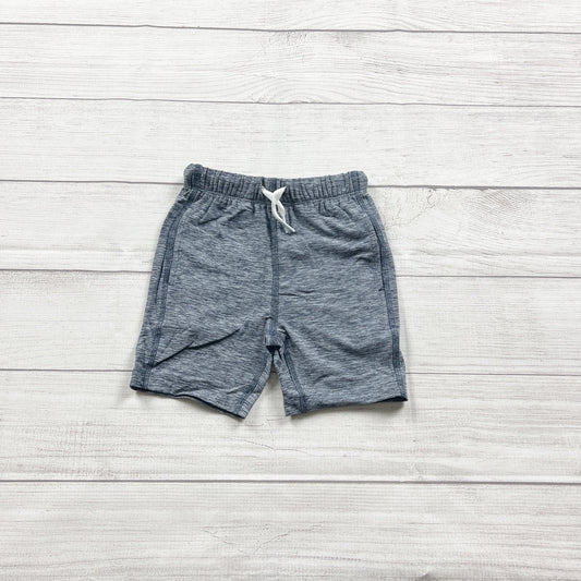 Hanna Andersson Kids Elastic Waist Athletic Shorts Heather Blue NWT NIP 2T