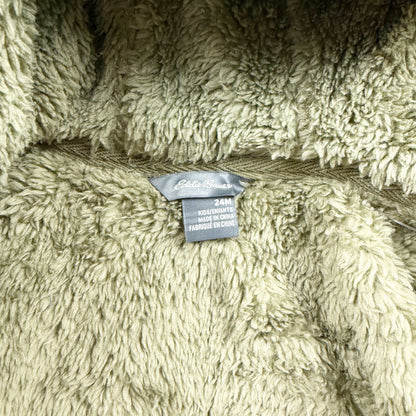 Eddie Bauer Sherpa Fleece Hooded Jacket Full Zip Plush Coat NWT 24 Months