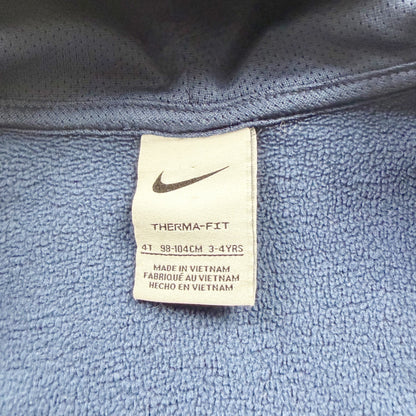 Nike Therma Fit Navy Blue Full Zip Hoodie Sweatshirt Jacket 4T