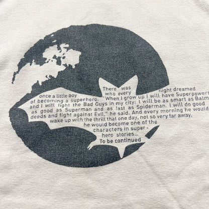 Yporque Kids Long Sleeve Shirt Graphic Tee Superhero Batman Story Print 6-7