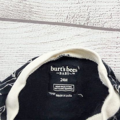 Burt's Bees Baby Halloween Pajamas Set Spiderweb Print Snug Fit 18-24 Months