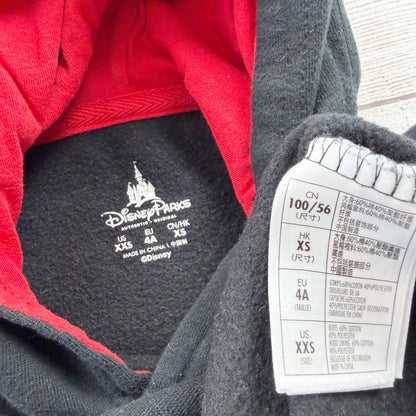 Disney Parks Mickey Mouse Hoodie Kids Pullover Sweatshirt Ears Hood Graphic 4