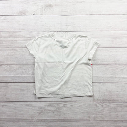 Cat & Jack “Varsity” T-Shirt Girls Stripe Short Sleeve Graphic Tee S 6-7