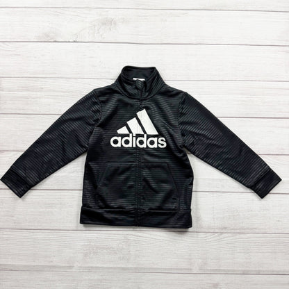 Adidas Toddler Track Jacket Full Zip Athletic Logo Zip Up Sweatshirt 4T