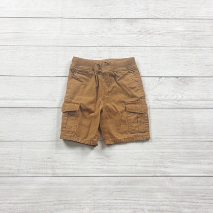 Hanna Andersson Toddler Boys Cargo Shorts Brown Tan Utility Shorts Pockets 2T