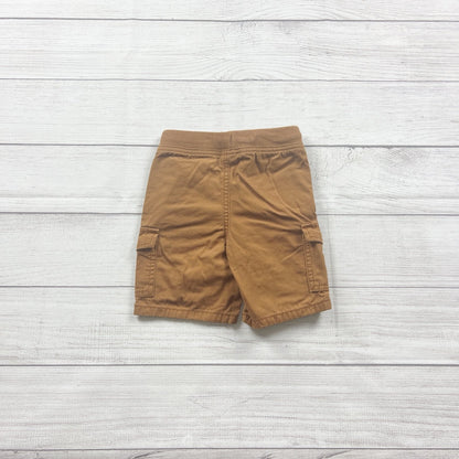 Hanna Andersson Toddler Boys Cargo Shorts Brown Tan Utility Shorts Pockets 2T
