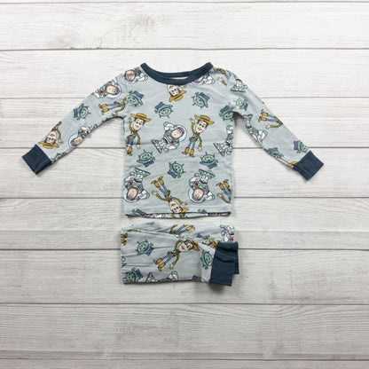 Disney Pixar Toy Story Toddler Pajama Set Long Sleeve Top Pants 4T