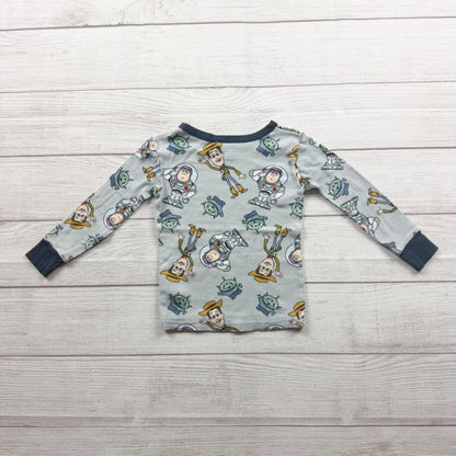 Disney Pixar Toy Story Toddler Pajama Set Long Sleeve Top Pants 4T