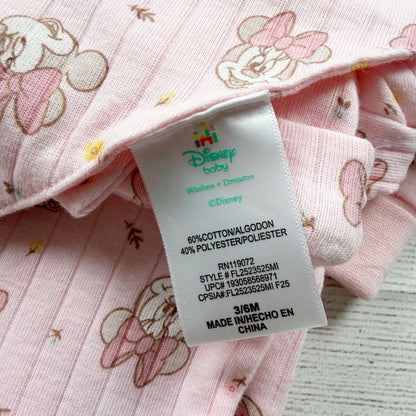 Disney Baby Wishes Dreams Minnie Mouse Pink 4 Piece Outfit Set NWT 3-6 Months