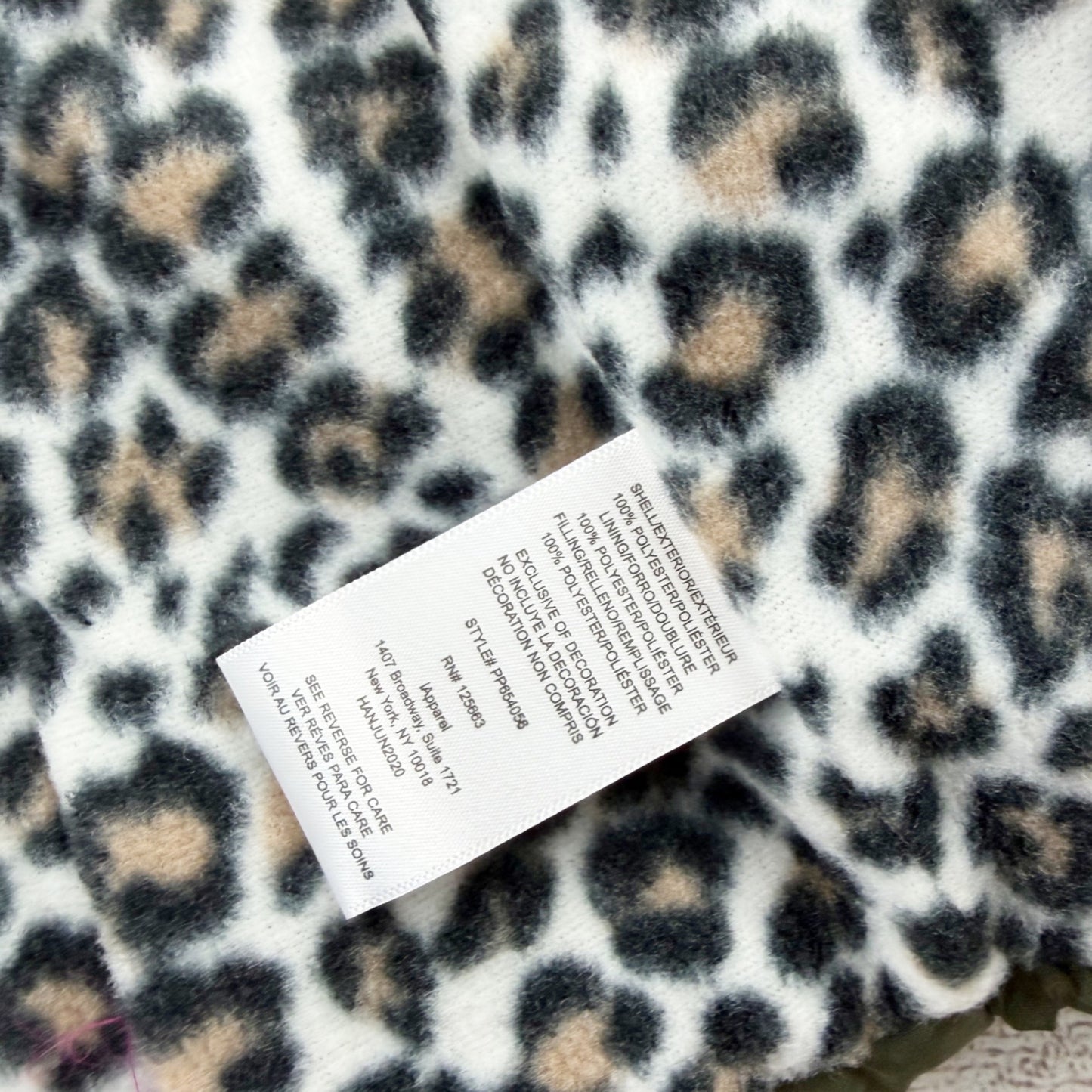 Pink Platinum Toddler Puffer Coat Leopard Lined Hood NWT 24 Months