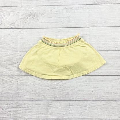 Jumping Beans Baby Girl Skort Yellow Skirt Shorts 12-18 Months