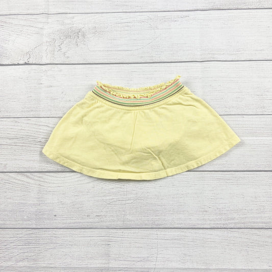 Jumping Beans Baby Girl Skort Yellow Skirt Shorts 12-18 Months