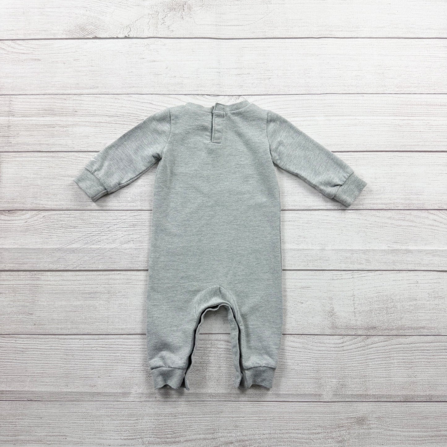 Nike Baby One Piece Romper Long Sleeve Logo Sport Graphic Jumpsuit 3-6 Months