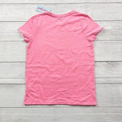 Cat & Jack Pink Fierce Champion Girls Graphic Short Sleeve T-Shirt NWT M 7-8
