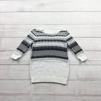 Old Navy Baby Striped Knit Sweater Dress Long Sleeve 18-24 Months