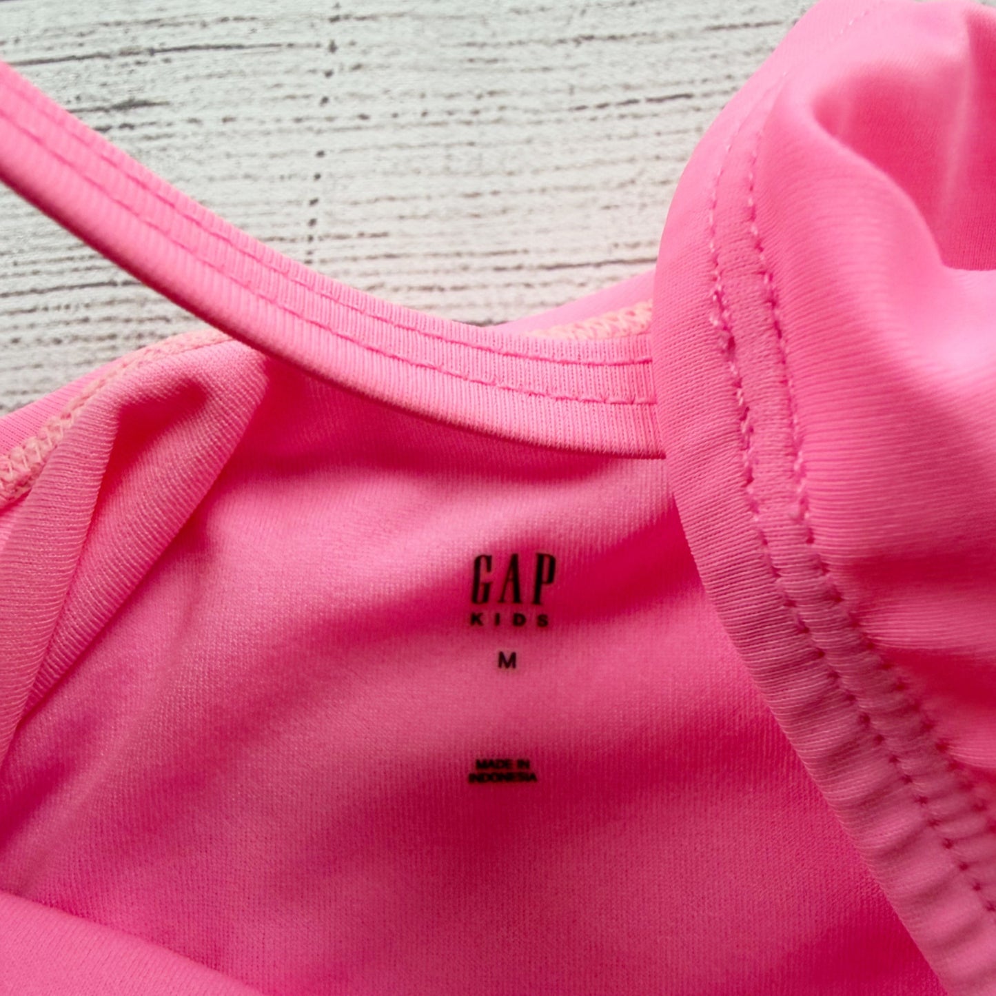 Gap Kids Mermaid Vibes Pink One Piece Swimsuit Medium 8-9