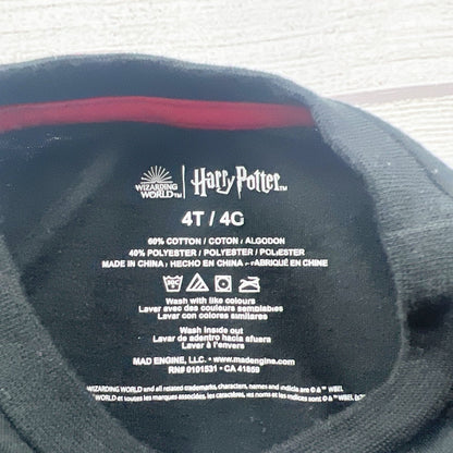 Harry Potter Toddler T-Shirt “Hogwarts Is My Home” Hedwig Graphic Tee 4T