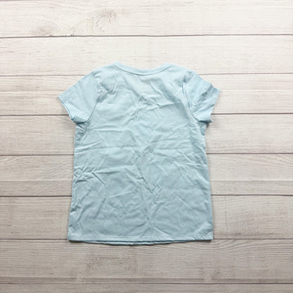 Cat & Jack Girls Light Blue Ice Cream Graphic Short Sleeve Shirt NWT M 8