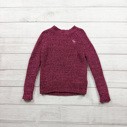 Abercrombie Kids Marled Knit Pullover Sweater Long Sleeve Girls 7-8