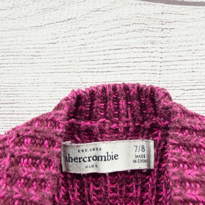 Abercrombie Kids Marled Knit Pullover Sweater Long Sleeve Girls 7-8