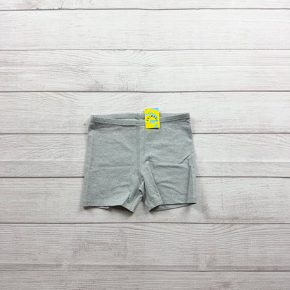 Primary Gray Kids Basic Cotton Blend Bike Shorts Breathable Lightweight NWT 6-7