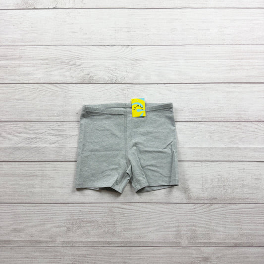 Primary Gray Kids Basic Cotton Blend Bike Shorts Breathable Lightweight NWT 6-7