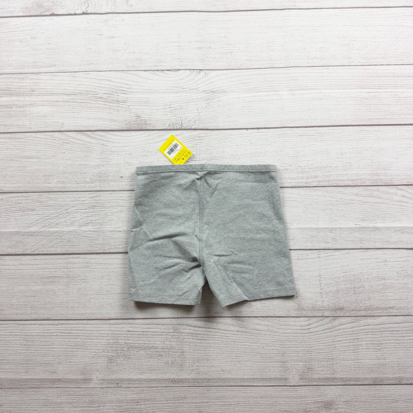 Primary Gray Kids Basic Cotton Blend Bike Shorts Breathable Lightweight NWT 6-7