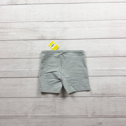 Primary Gray Kids Basic Cotton Blend Bike Shorts Breathable Lightweight NWT 6-7