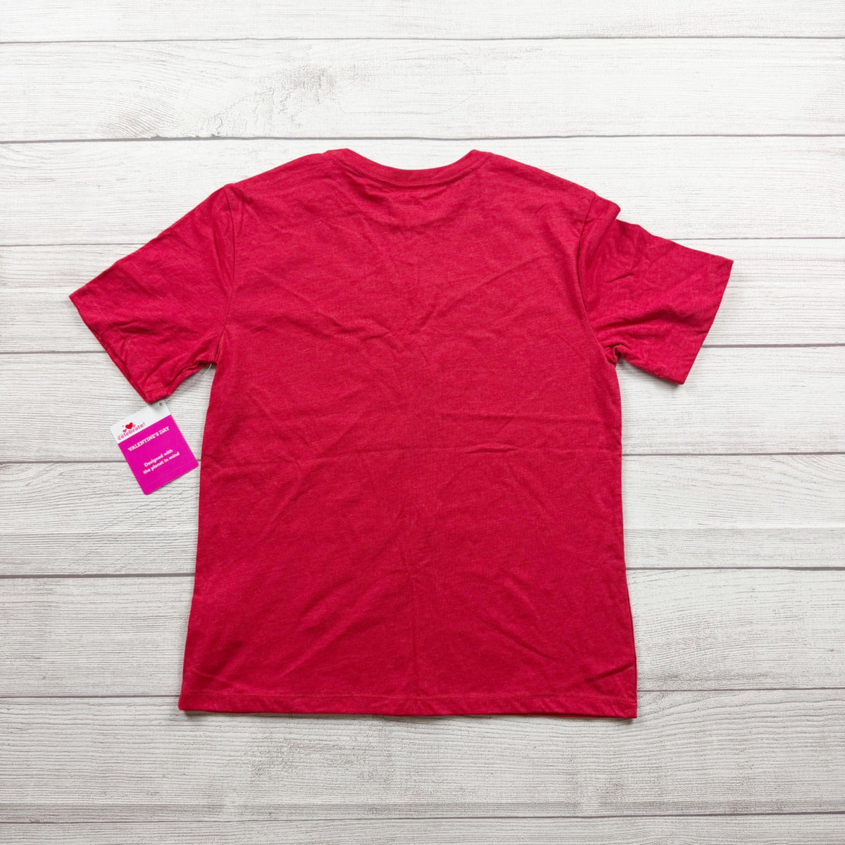 Way to Celebrate Valentines Day Heart Breaker Graphic T-Shirt Red NWT L 10-12