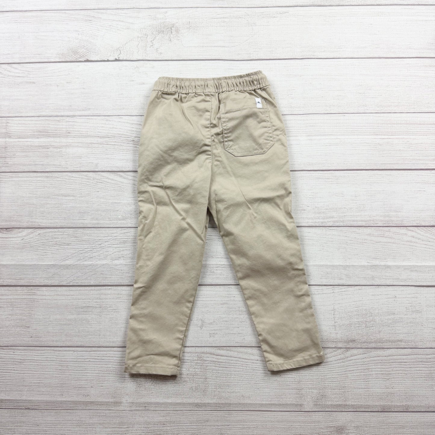 Tommy Bahama Active Boys Beige Elastic Waist Joggers Lightweight Pants XS 4