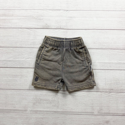 Little Wedgies Acid Wash Solid Sweatshorts Shorts Pockets 4
