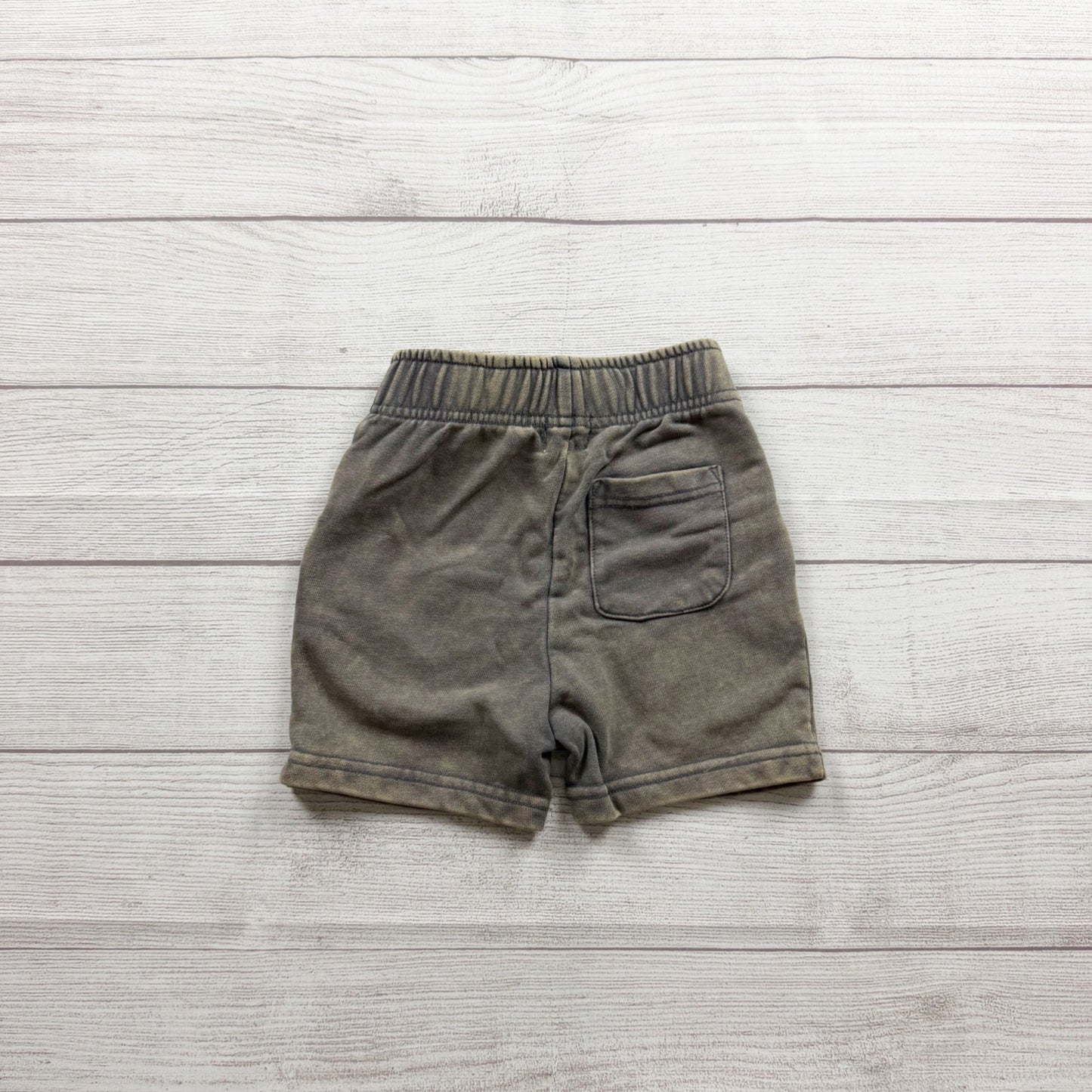 Little Wedgies Acid Wash Solid Sweatshorts Shorts Pockets 4
